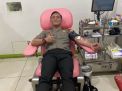 Serdik Nugraha Pamungkas,.S.I.K,.M.H Melalui PMI Setempat Mendonorkan Darahnya