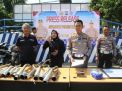 Polres Kediri Kota Amankan Puluhan Motor Knalpot Brong Diduga Untuk Balap Liar