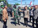 Dandim Berikan Arahan Kepada Pasukan Cadangan Pam VVIP Kunker RI 2 Saat Apel Pengecekan