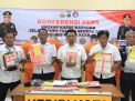Polres Kediri Kota Berhasil Amankan 8 Tersangka Hasil Ungkap 6 Kasus Narkoba