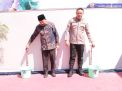 Gerak Cepat Polres Gresik Buat Sumur Bor di Desa Randupadangan Air Berhasil Mengalir