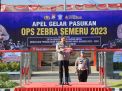 Tingkatkan Kepatuhan Lalulintas, Polres Gresik Gelar Operasi Zebra Semeru 2023