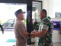 Wujud Sinergitas, Kapolres Gresik Kunjungi Makodim 0817/Gresik