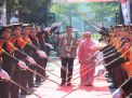 Kapolres Gresik Hadiri Acara Tradisi Pelepasan Kapolda Jatim