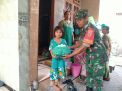 Babinsa Pegirian Peduli Dengan Anak Yatim dan Kaum Dhuafa di Wilayah Binaan