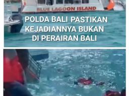 Vidio Viral Kecelakaan "KAPAL BLUE LAGOON" Dipastikan Tidak Terjadi Di Wilkum Polda Bali.