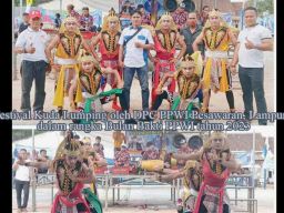 Hari Ketiga Festival Kuda Lumping, PPWI Pesawaran Tampilkan Dua Grup Kesenian Kuda Lumping