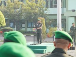 Korem 084/Bhaskara Jaya Gelar Upacara Peringatan Hari Juang TNI AD Ke-78 Tahun 2023