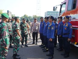 Danrem 084/BJ, Pimpin Apel Gelar Pasukan Pam VVIP Kunjungan Kerja Wakil Presiden RI.