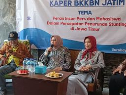 Ngopi Bangga Kencana Bareng SWI Dan BKKBN Jatim