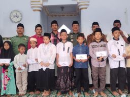 Koramil Mojoagung Gelar Doa Bersama anak Yatim Piatu