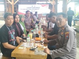 Curhat Kamtibmas, Kapolsek Kalitidu AKP Saefudinuri Ngopi Bareng Media