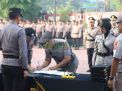 Sertijab Perwira Dilingkungan Polres Karawang