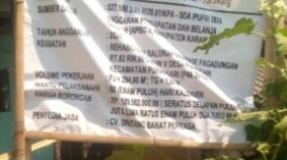 Parah, Kabid SDA Dinas PUPR Karawang Dikonfirmasi Masa Bodoh