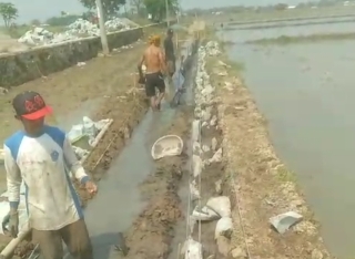 CV Bambu Runcing Kerjakan Rehabilitasi Saluran Drainase Asal Jadi, Kabid SDA Dikonfirmasi Bungkam