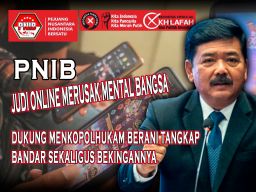 PNIB : Judi Online Merusak Mental Generasi, Dukung Menkopolhukam