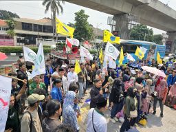Tagih janji gebuk mafia tanah; BEM PTNU SE-NUSANTARA geruduk Kementerian ATN/BPR