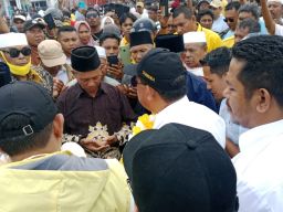 Baharain umar siap bertarung di pilkada Halmahera selatan maluku Utara 2024 2029.