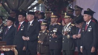Forkopimda Provinsi Jabar dan Kejati Jabar Hadiri Upacara Peringatan Hari Kemerdekaan RI Ke 79