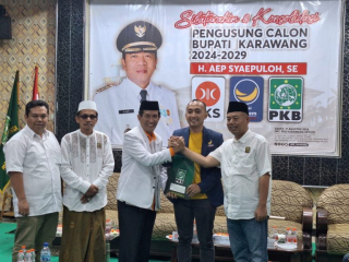 PKB Karawang Resmi Dukung Petahana H.Aep Syaepuloh