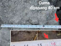 Peningkatan jalan Betokmati Cilebar Kecamatan Cilebar Diduga Tidak Sesuai RAB, , Pengawas Tutup Mata