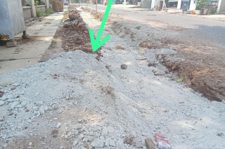 Peningkatan Jalan Ramamerta Diduga Material Pengerasan Dasar Tidak Sesuai RAB