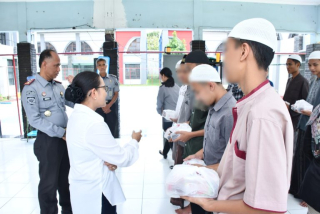 Kunjungan Kajati Jabar Katarina Endang Sarwestri  Pantau LPKA Bandung kelas II