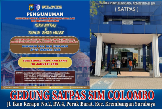 Sim Mati di Hari Cuti Nasional Dapat Dispensasi, Ini Kata Kanit Regident Satpas Colombo Surabaya