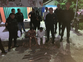 Polisi Amankan Senjata Tajam Dan Gagalkan Tawuran Remaja Dilotus Karawang
