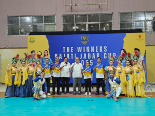 Turnamen Volly Kejati Jabar Cup 2025, Pembukaan Bersama Katarina Endang Sarwestri 