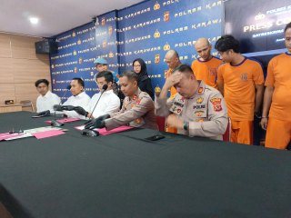 Polres Karawang Tangkap 7 Pelaku Curanmor