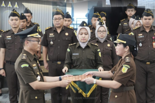 Winanto Resmi Menjabat Kasubagbin Kejari Karawang