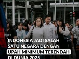Indonesia Negara Masuk Dalam Kategori Upah Terendah Di Dunia