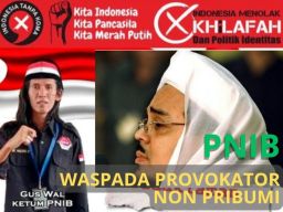 PNIB : Tindak Tegas Provokator Bangsa Non Pribumi Rizieq Bahar yang Berupaya Mengadu Domba Sesama Pribumi