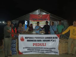 KOSAMI Jaya Ulurkan Bantuan, Hangatkan Harapan Warga Korban Banjir Aceh Selatan