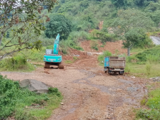 Diduga Tak Kantongi Izin Tambang Batu Desa Wargasetra Kecamatan Tegalwaru, Hal Ini Jadi Sorotan