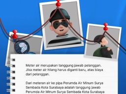 Maraknya Pencurian Meter Air PDAM di Surabaya Masih Misterius