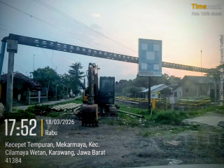 Proyek Galian Pipa Pertagas PT Dela Berjalan, Humas Sebut Alat Berat Digunakan untuk Menarik dan Penempatan Pipa