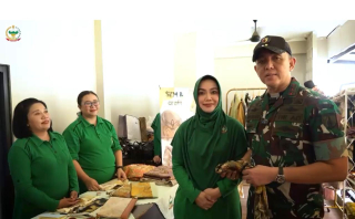 Pangdam V/Brawijaya Dorong Kemandirian Ekonomi Melalui UMKM Persit Kartika Chandra Kirana PD V/Brawijaya 