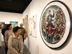 Megawati Buka Pameran "Mata Hati Soekarno"