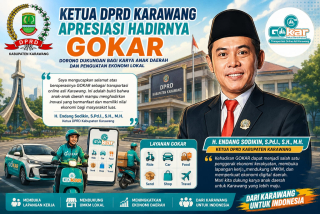 Karya Putra Daerah Hadir: Ketua DPRD Apresiasi GOKAR, Jadi Penggerak Ekonomi Karawang
