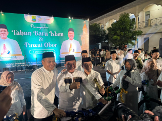 Disdikbud Karawang Tampil Memukau, Juara I Pawai Obor Tahun Baru Islam 1448 H