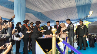 Bacakan Amanat Presiden, Kapolres Karawang Minta Anggota Tingkatkan Respons dan Teknologi