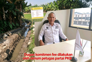 Dugaan Pungutan Fee Oleh Oknum Partai Di Progam Peningkatan Jaringan Irigasi