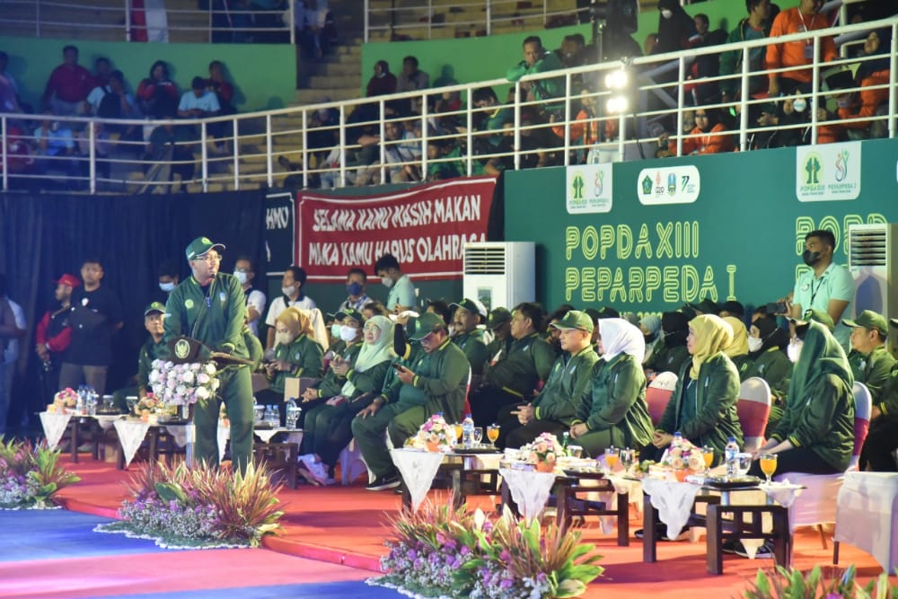 Pesan Bupati Sidoarjo Jaga Sportivitas, Sidoarjo Tuan Rumah POPDA XIII Jatim
