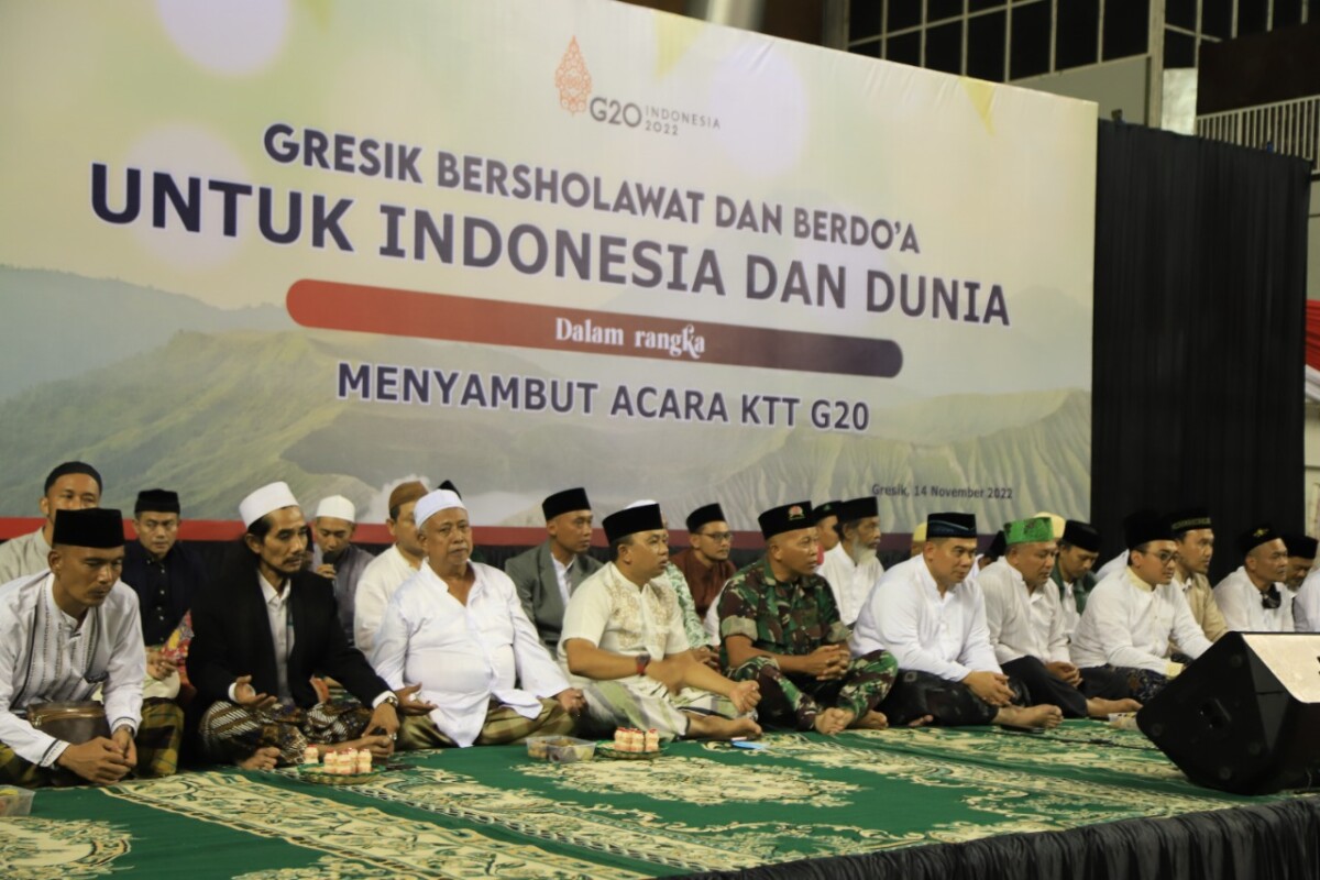 Ulama Gresik Gelar Doa dan Sholawat untuk KTT G-20