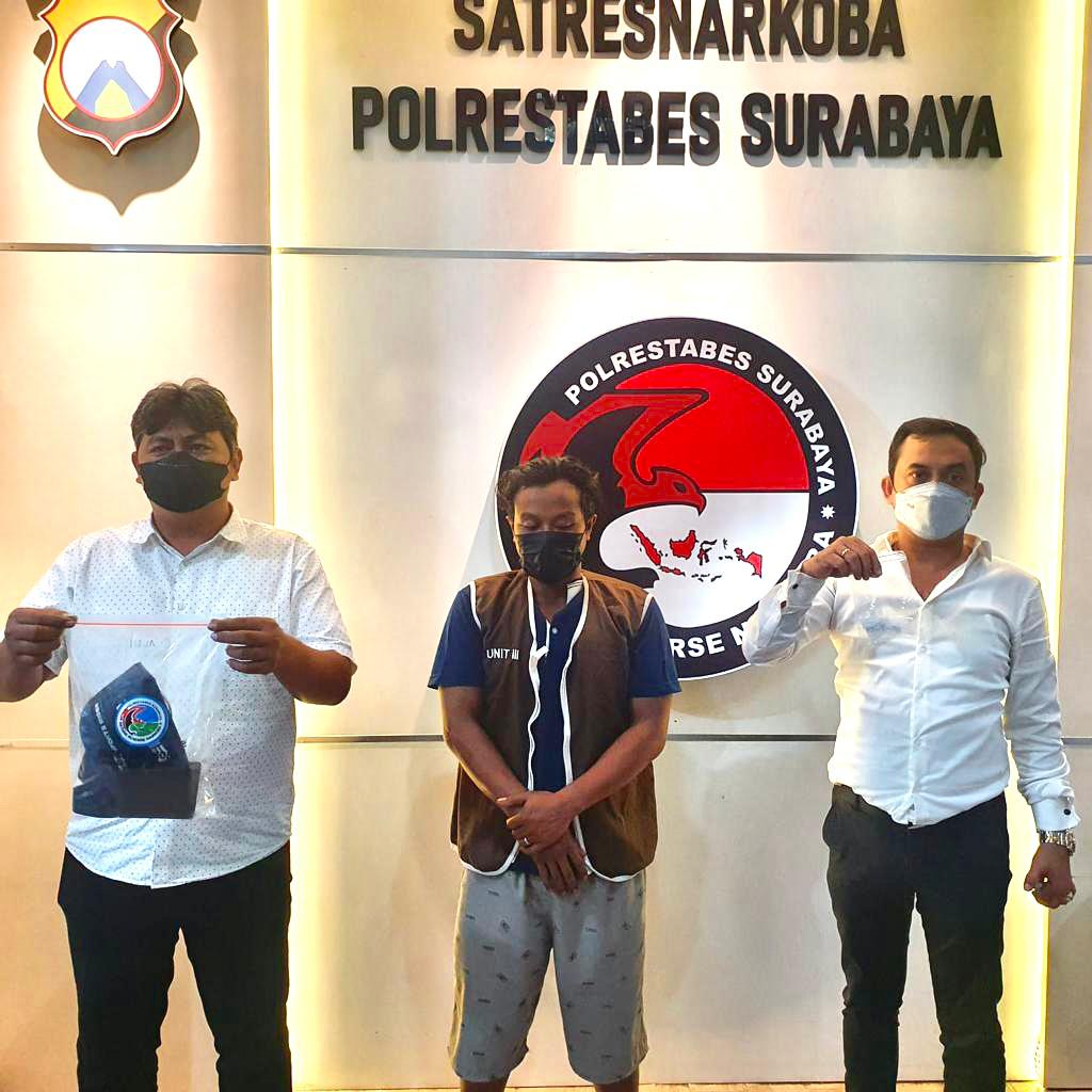 Edarkan Sabu, Penjaga Makam Berhasil Diringkus Satnarkoba Polrestabes Surabaya