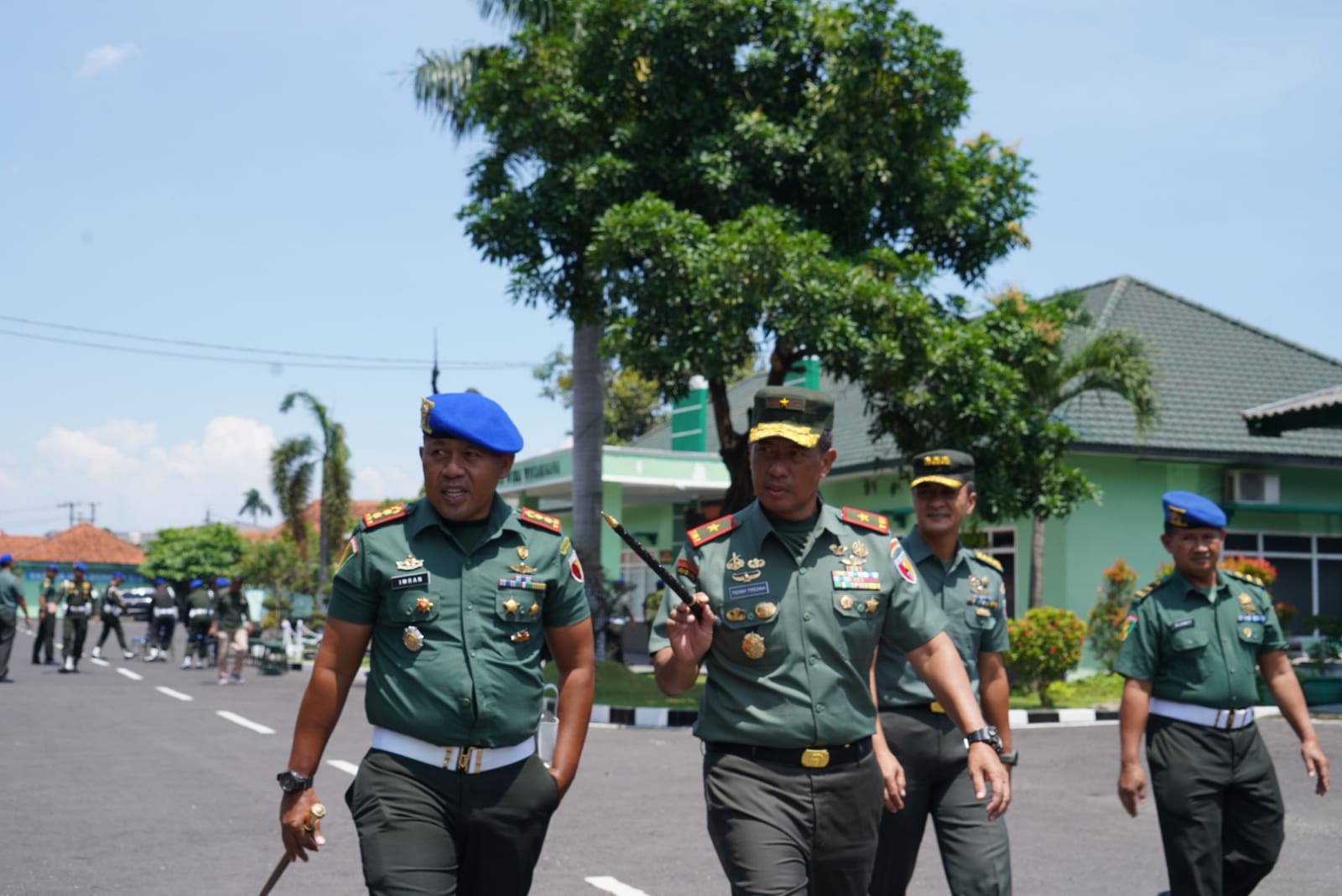 Danrem 084/BJ Kunjungi Markas Denpom V/4 Surabaya