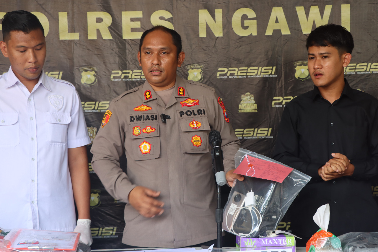 Respon Cepat Polres Ngawi Berhasil Amankan 4 Tersangka Kasus Curas