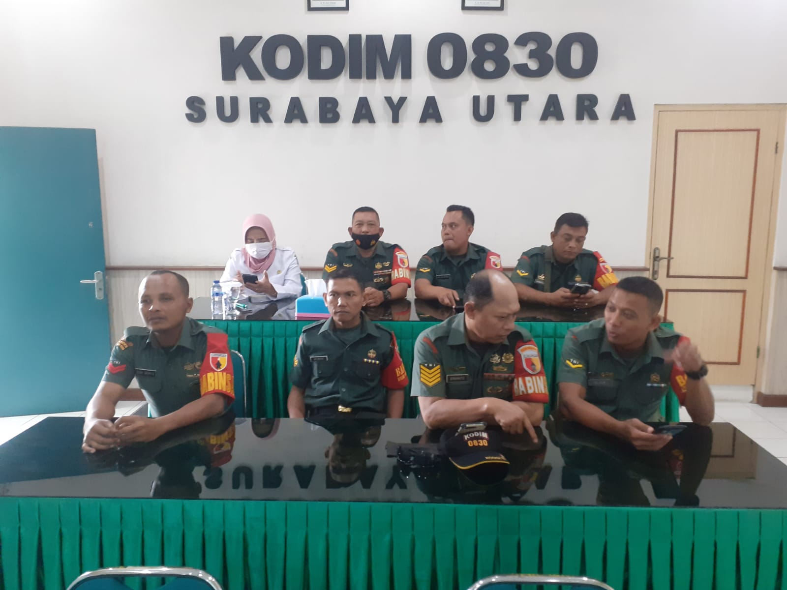 Hadir Secara Virtual, Babinsa Kodim 0830/Surabaya Utara Ikuti Pelatihan
